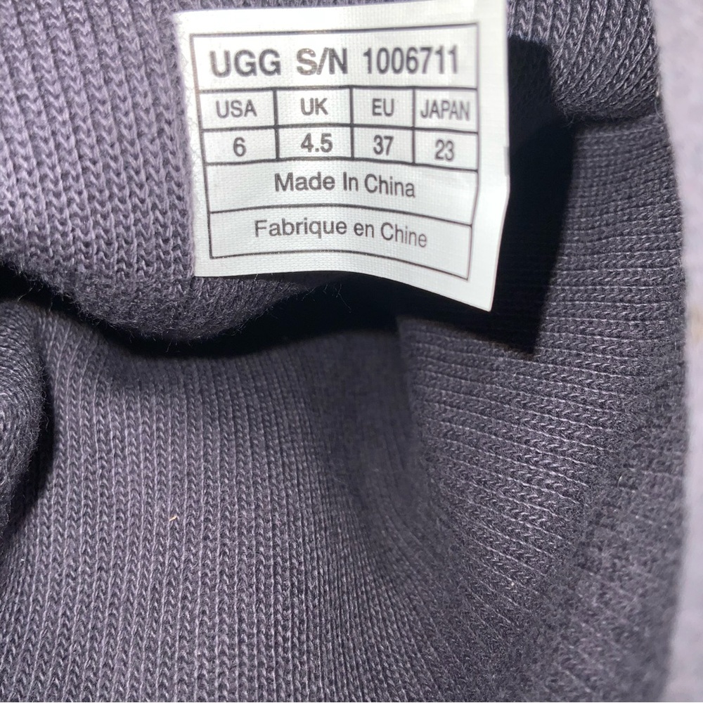 New UGG Australia Womens Camaya Boot Leather Tall Boot Charcoal Size 5 - Picture 4 of 16